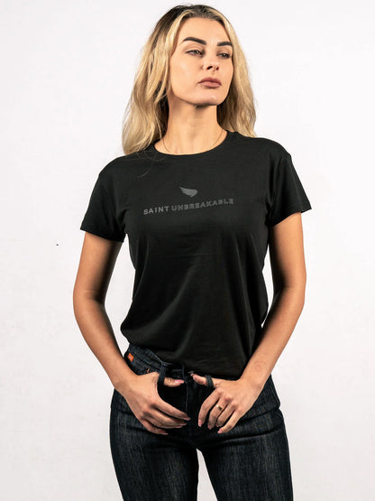 Women'S SA1NT Wing Cotton Tencel Tee