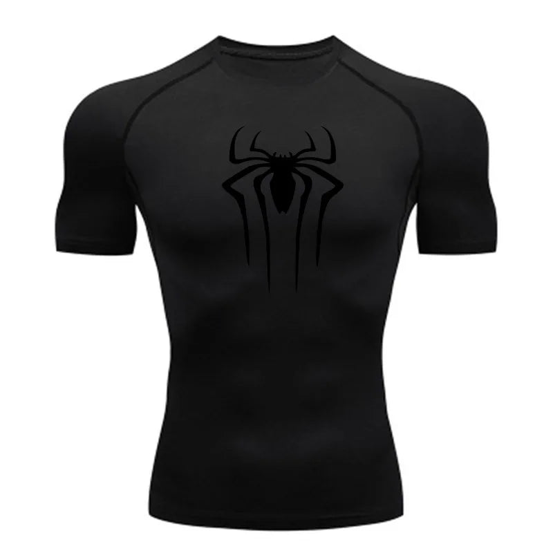 New Compression Shirt Men Fitness Gym Super Hero Sport Running T-Shirt 2025