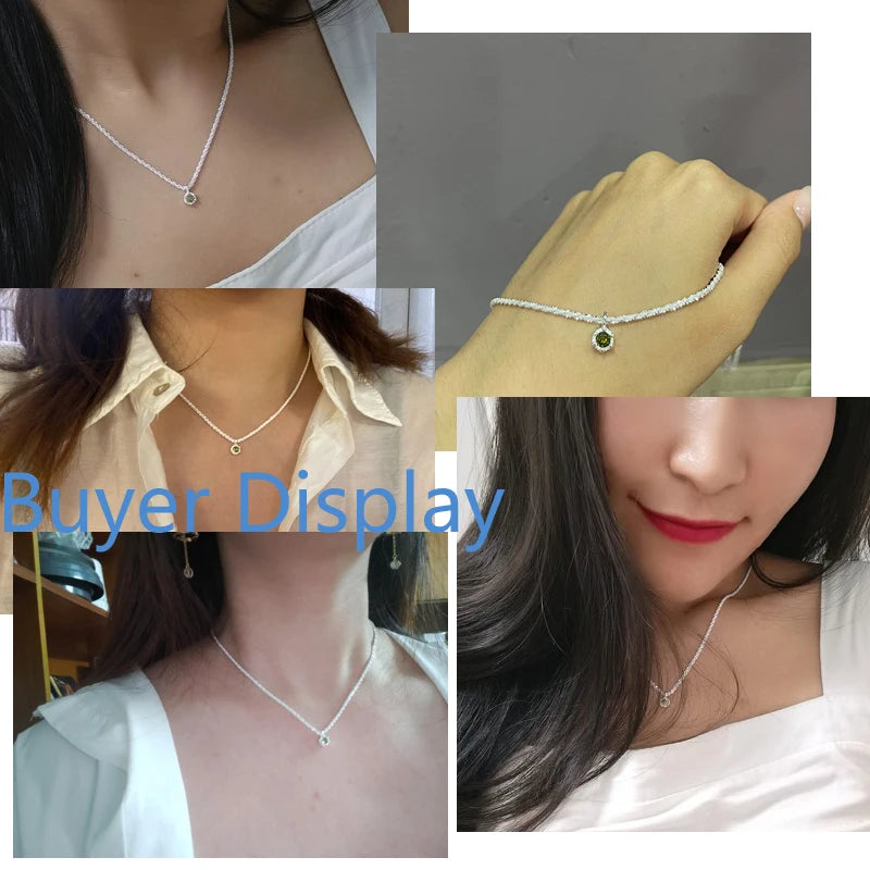 925 Sterling Silver Sparkling Necklace For Women Trendy Clavicle Chain Choker Girl Korean Wedding Party Find Jewelry Accessories