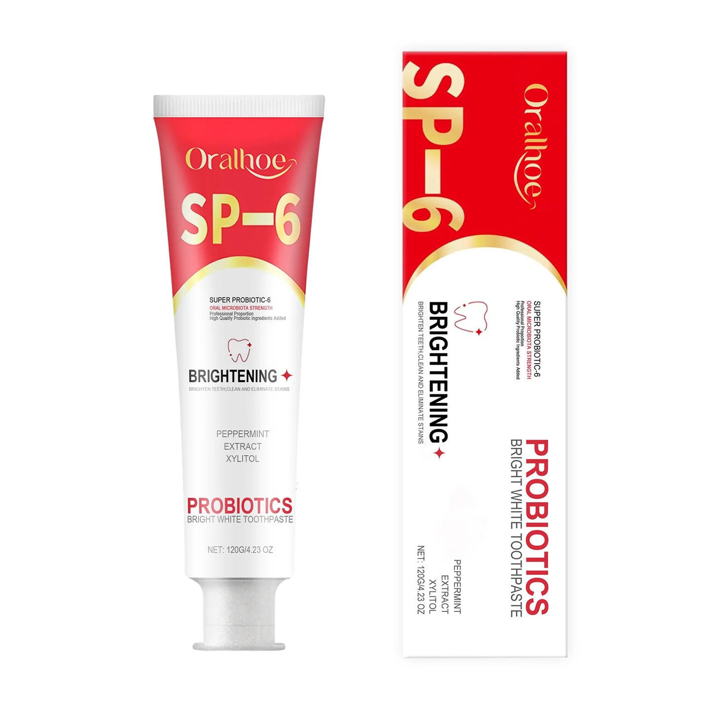 Sp-6 Probiotic Toothpaste Whiten Clean Teeth Remove Stains Oral Care Management