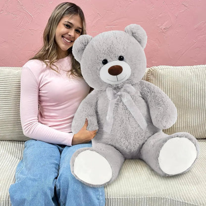 MorisMos Giant Teddy Bear Stuffed Animal 3 ft,35.4'' Big Teddy Bear,Large  Teddy Bear Stuffed Animal Toy for Kid Girlfriend