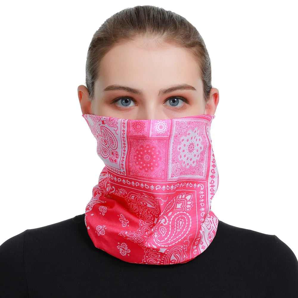 2025 Creative 3D Water Drop Sport Face Bandana For Women Men