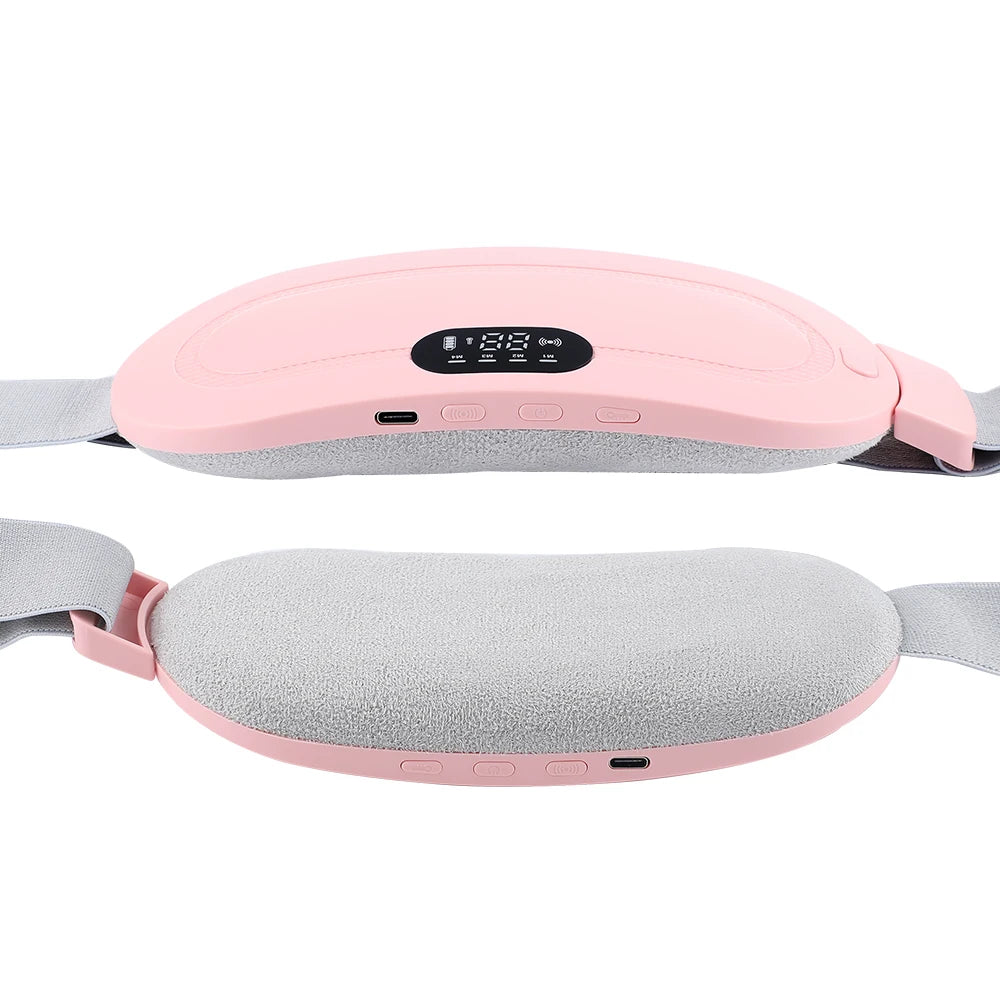 Electric Menstrual Heating Pad Warm Palace Waist Belt Period Cramp Massager Menstrual Heating Pad Dysmenorrhea Relieving Belt