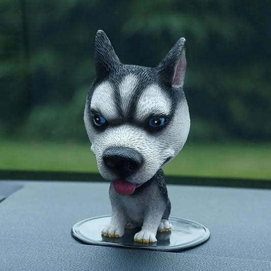 Shaking Head Dog Creative Car Shaking Head Toy Sturdy Car Dash Ornament Decorative Car Head Toy For Desk Tabletop Home