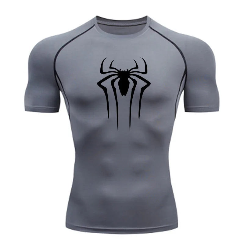 New Compression Shirt Men Fitness Gym Super Hero Sport Running T-Shirt 2025