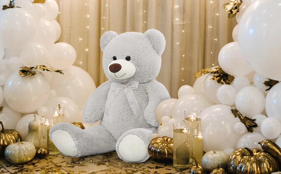 MorisMos Giant Teddy Bear Stuffed Animal 3 ft,35.4'' Big Teddy Bear,Large  Teddy Bear Stuffed Animal Toy for Kid Girlfriend