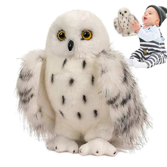 Stuffed Owl Plush Toy Snowy Owl Plush Owl Bird Stuffed Animal Simulated Owl Animal Model Bird Stuffed Animal Animal Owl