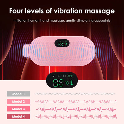 Electric Menstrual Heating Pad Warm Palace Waist Belt Period Cramp Massager Menstrual Heating Pad Dysmenorrhea Relieving Belt