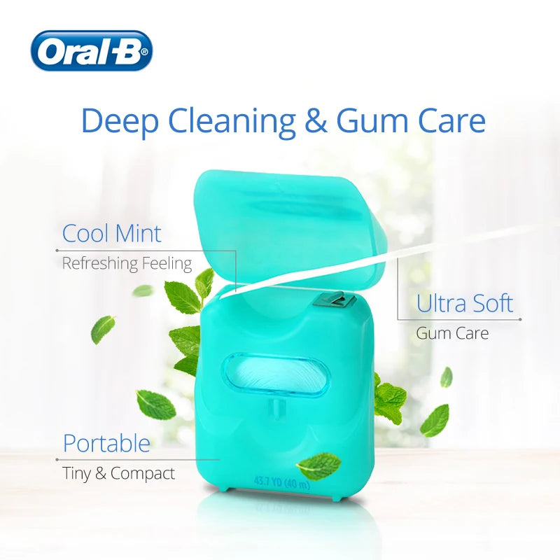 Oral B GLIDE Pro-Health Mint Deep Clean Floss Comfort Plus Dental Floss Silky Smooth Remove Stain 40m /pack