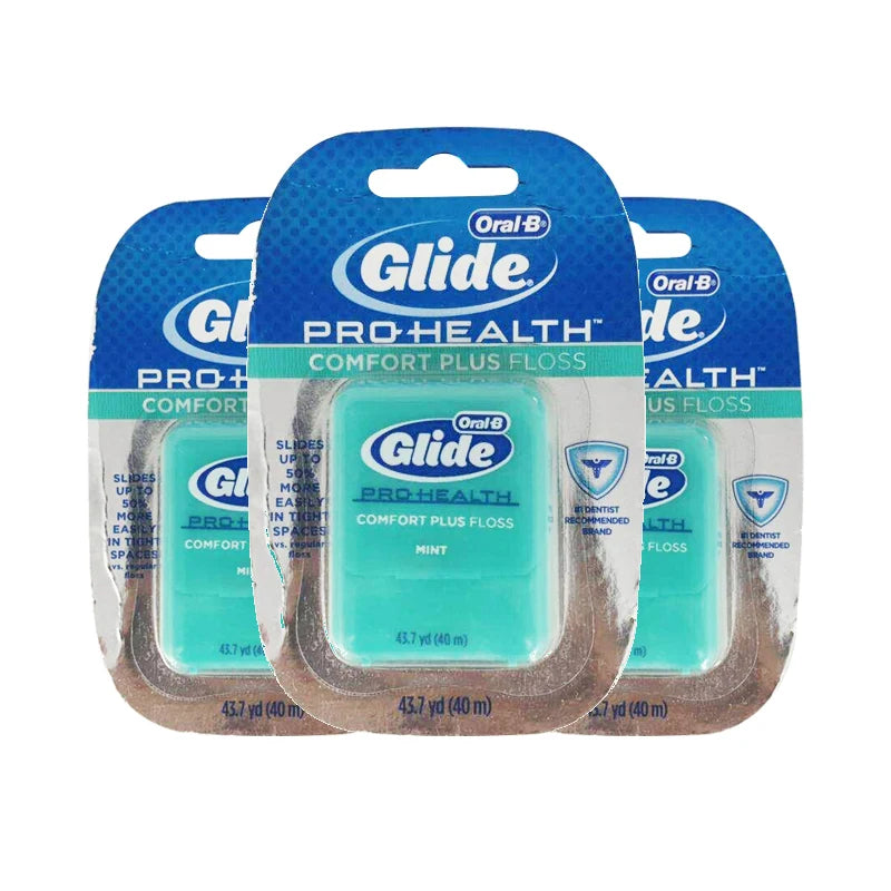 Oral B GLIDE Pro-Health Mint Deep Clean Floss Comfort Plus Dental Floss Silky Smooth Remove Stain 40m /pack