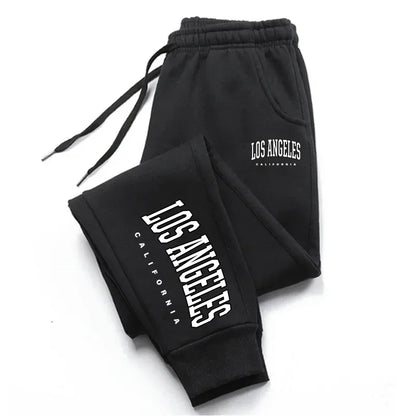 Los Angeles Womens Mens Sweatpants Elastic waist Casual Outdoors Jogging Pants High Quality Fashion Versatile Sport Trousers