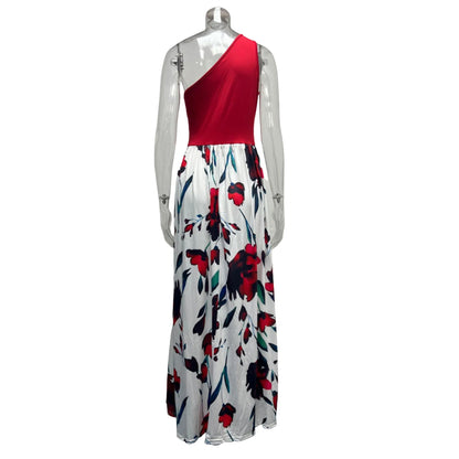 Women's Long Dress Flower Retro Printed Patchwork Long Sleeve Banquet 2025