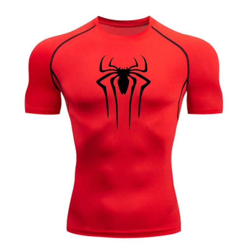 New Compression Shirt Men Fitness Gym Super Hero Sport Running T-Shirt 2025