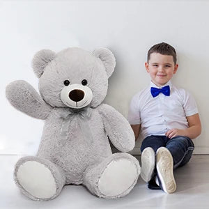 MorisMos Giant Teddy Bear Stuffed Animal 3 ft,35.4'' Big Teddy Bear,Large  Teddy Bear Stuffed Animal Toy for Kid Girlfriend