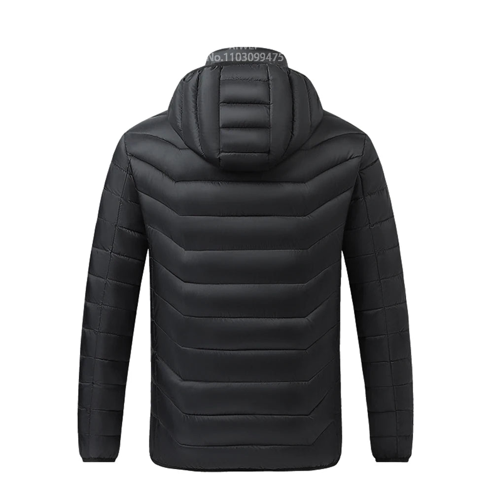 21 Areas Heated Jacket Men Warm Vest USB Self Heating 2025