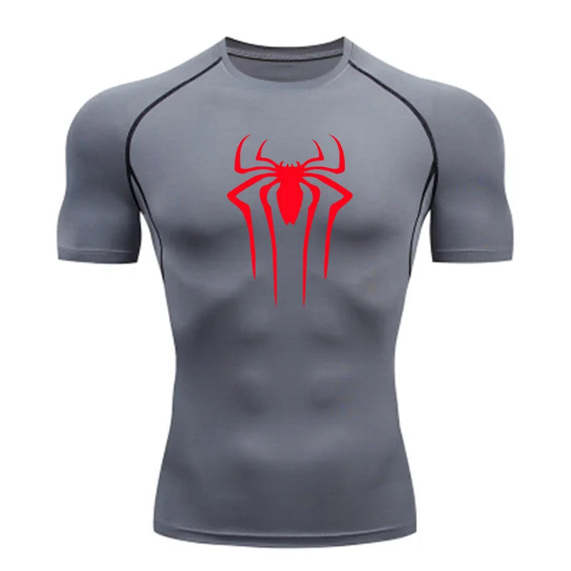 New Compression Shirt Men Fitness Gym Super Hero Sport Running T-Shirt 2025