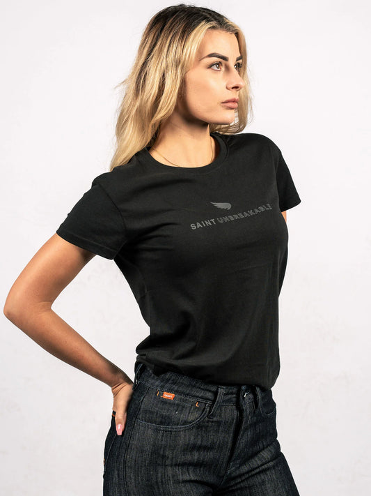 Women'S SA1NT Wing Cotton Tencel Tee